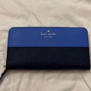Kate Spade Wallet two toned blue
